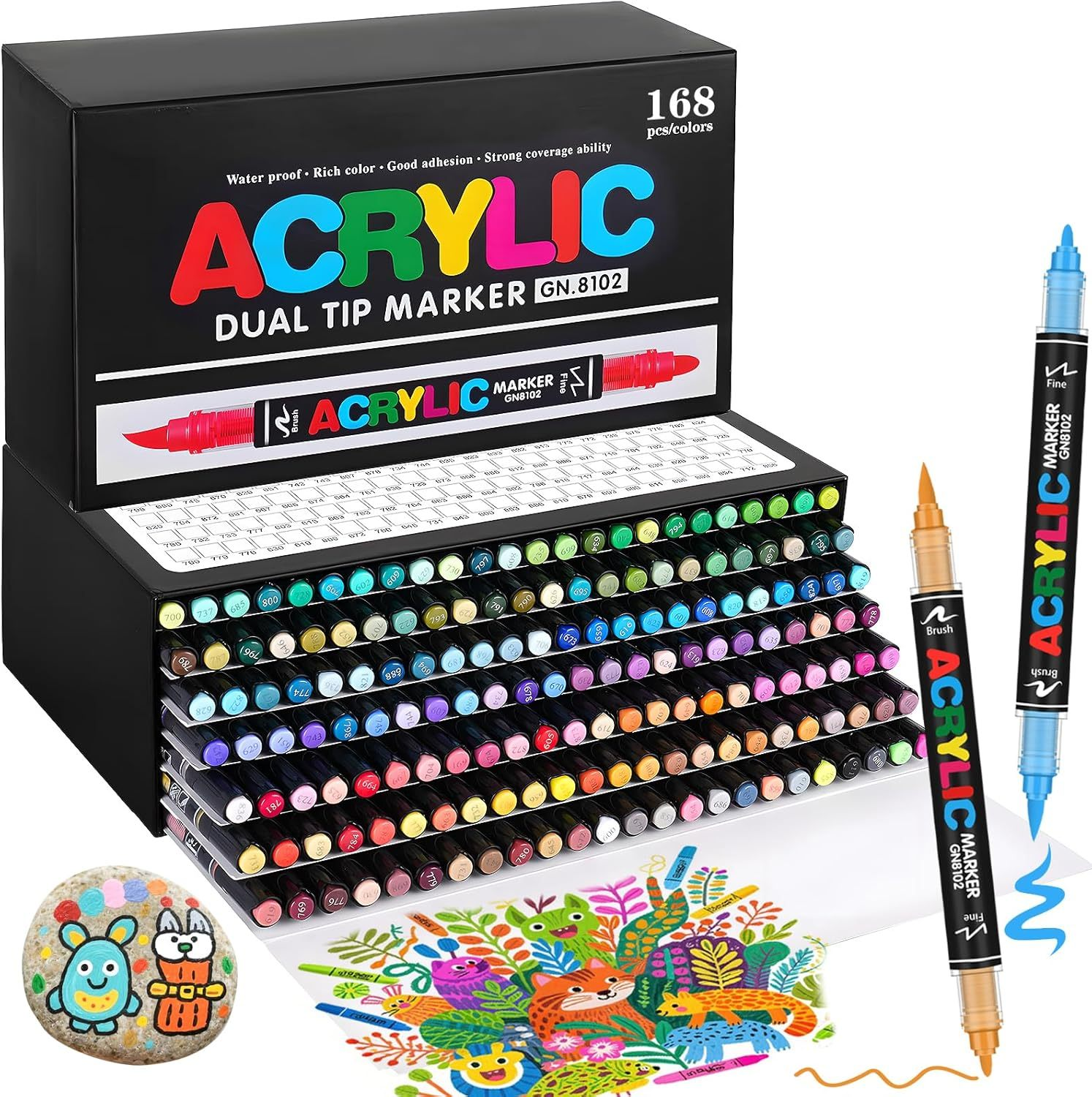 Coffret de feutres acryliques Tracéa